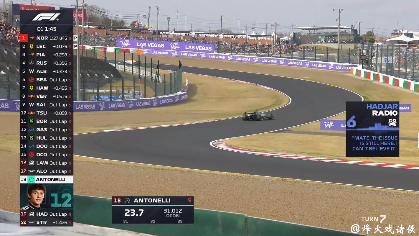 F1日本站排位赛:维斯塔潘赛季首杆 角田主场止步Q2 F1日本站排位赛:维斯塔潘赛季首杆 角田主场止步Q2